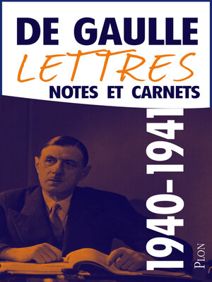 cover image of Lettres, notes et carnets, tome 3